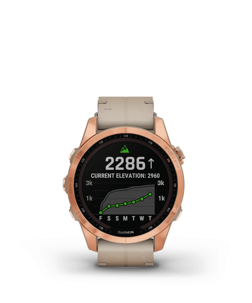 Garmin Fenix 7S Sapphire Solar Rose Gold - Bilde 2