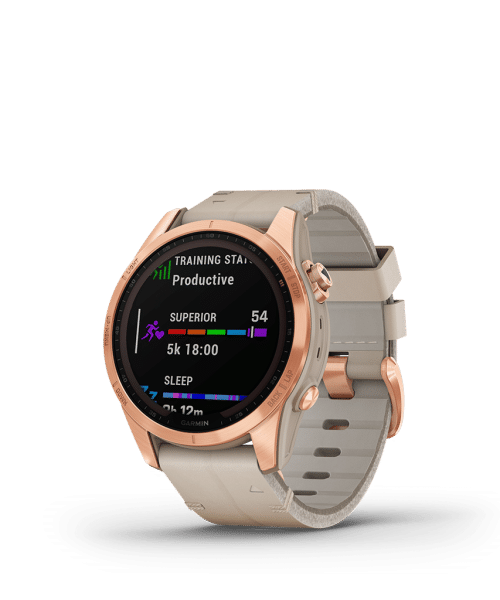 Garmin Fenix 7S Sapphire Solar Rose Gold - Bilde 3