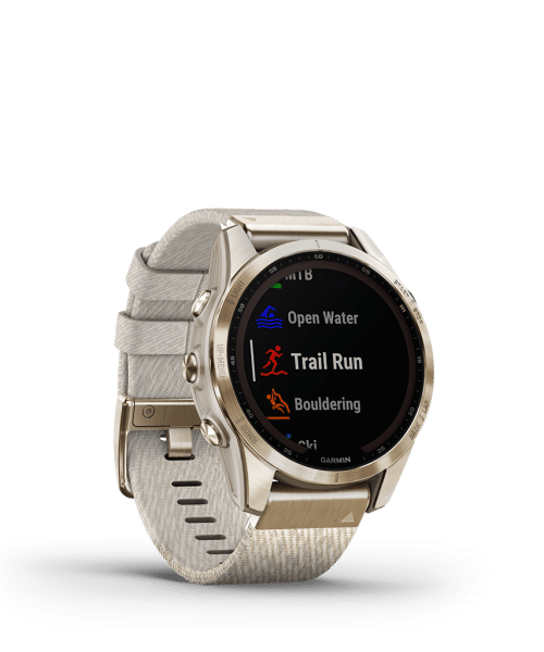 Garmin Fenix 7S Sapphire Solar Cream Gold - Bilde 5