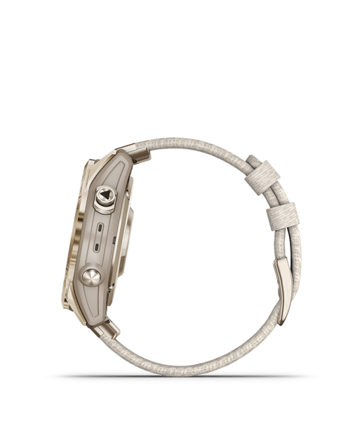 Garmin Fenix 7S Sapphire Solar Cream Gold - Bilde 7