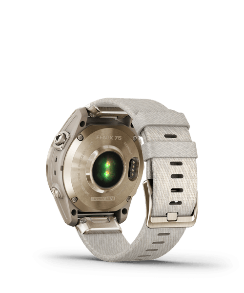 Garmin Fenix 7S Sapphire Solar Cream Gold - Bilde 8
