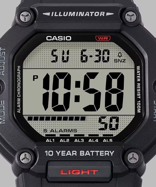 Casio Digital 50mm - AE-1600H-1AVEF - Bilde 4