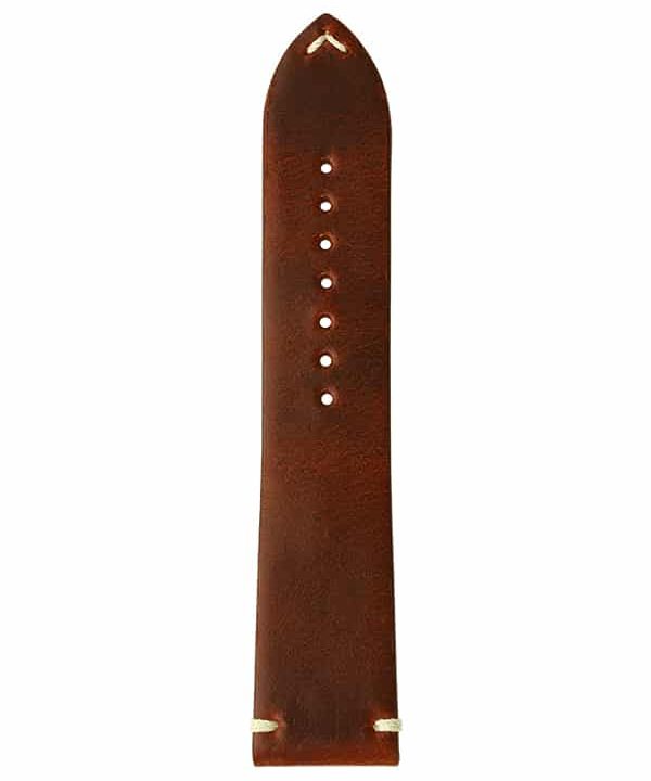 Rochet Vintage «Tulsa» Lys Brun Nubuck Skinnreim