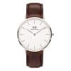 Daniel Wellington - Classic Bristol Silver - 40mm