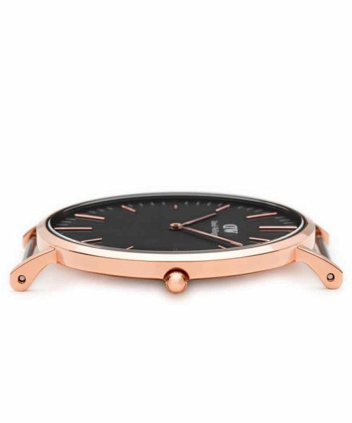 Daniel Wellington - Classic Black Durham Rose Gold - 40mm - Bilde 4