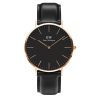 Daniel Wellington - Classic Black Sheffield Rose Gold - 40mm