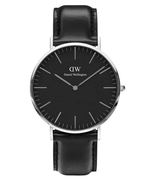 Daniel Wellington - Classic Black Sheffield Silver - 40mm