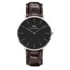 Daniel Wellington - Classic Black York Silver - 40mm