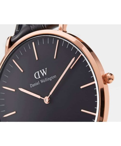 Daniel Wellington - Classic Black York Rose Gold - 36mm - Bilde 4