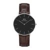 Daniel Wellington - Classic Black York Silver - 36mm