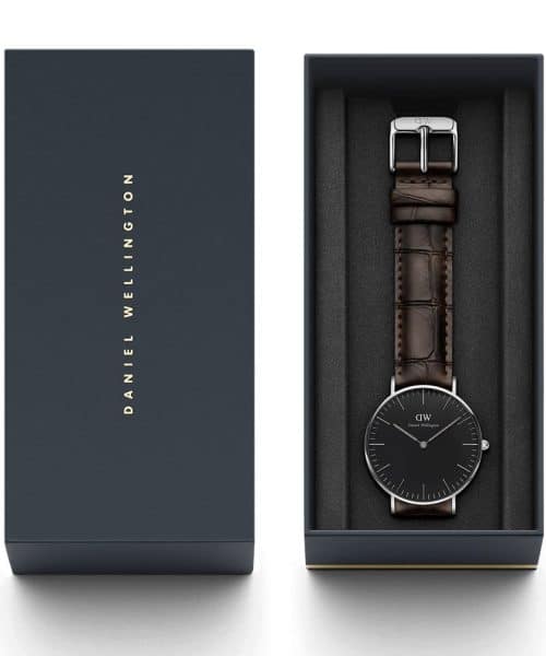 Daniel Wellington - Classic Black York Silver - 36mm - Bilde 8