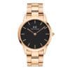 Daniel Wellington Iconic Link Rose Gold 40 Black