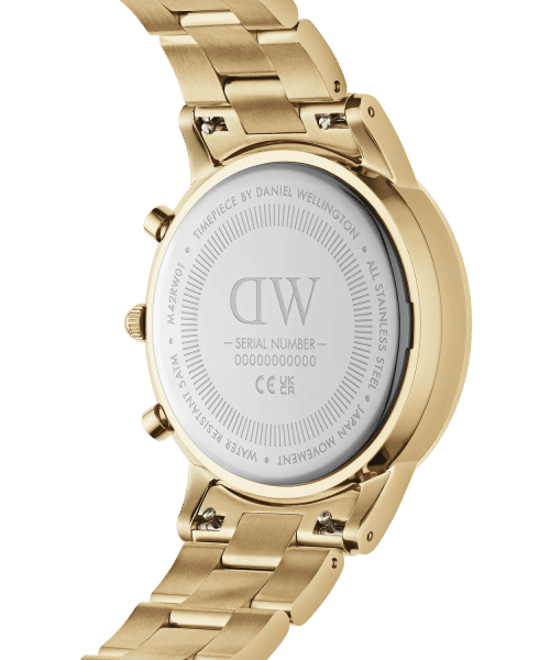 Daniel Wellington Iconic Chronograph Link Onyx G - Bilde 3