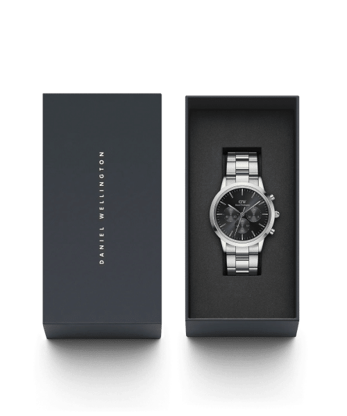 Daniel Wellington Iconic Chronograph Link Onyx S - Bilde 4