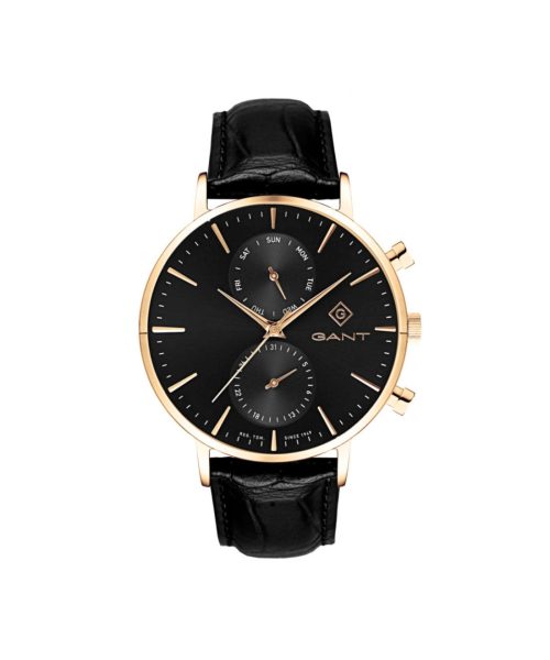 Gant Park Hill Day-Date Gent Sort / Sort 43,5mm