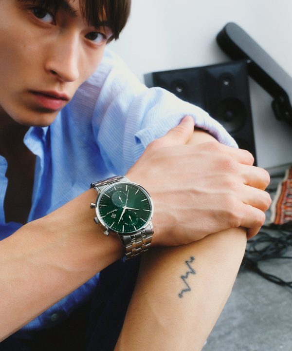 Gant Park Hill Day-Date Gent Stål / Grønn 43,5mm - Bilde 2