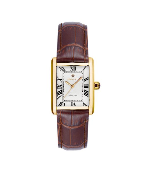 Gant Rhode Island Lady Brun rem / Sølv 24mm