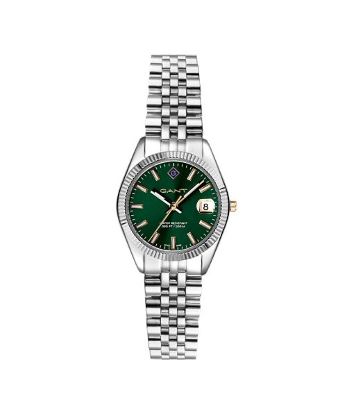 Gant Sussex Mini Stål / Grønn 28mm