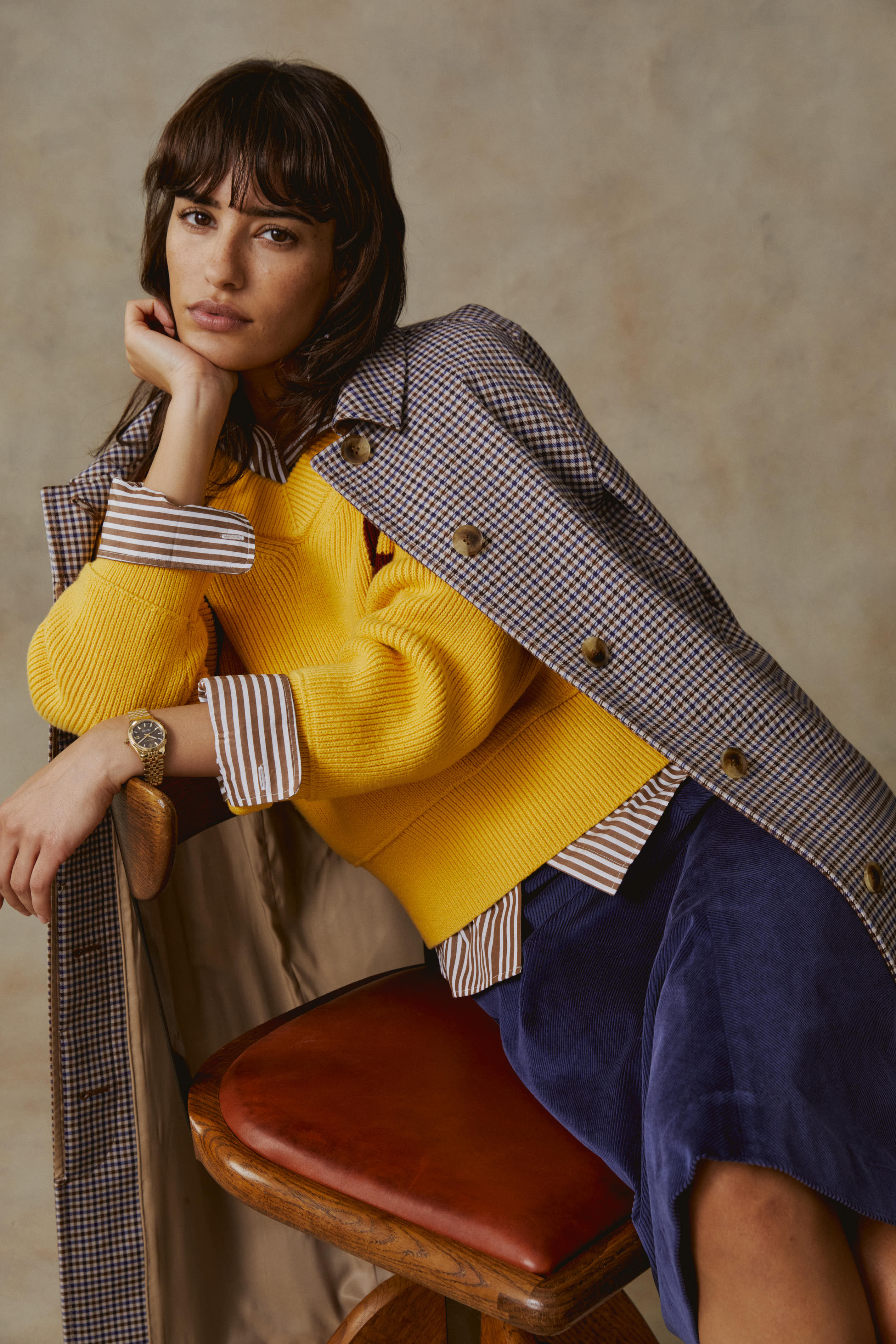Gant Sussex Mini Gullfarget / Brun 28mm - Bilde 2