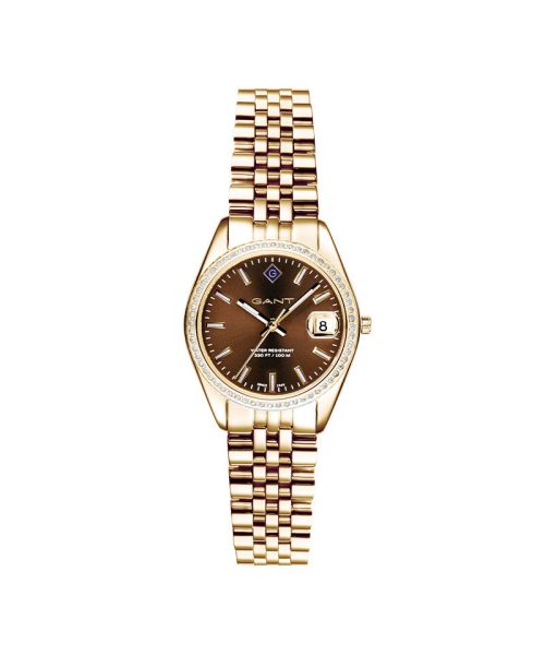 Gant Sussex Mini Bijou Gullfarget / Brun 28mm