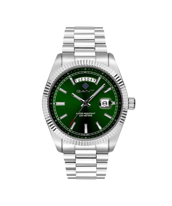 Gant Fairfax Herre Stål / Grønn 41mm