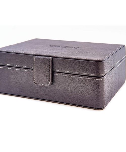 Leanschi jewellery 2 level box/2 pouches/brown - Bilde 2
