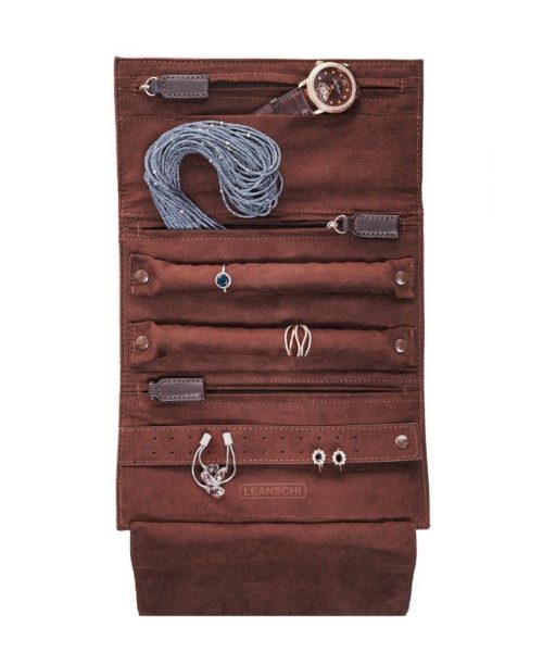 Leanschi jewellery travel pouch/brown - Bilde 2