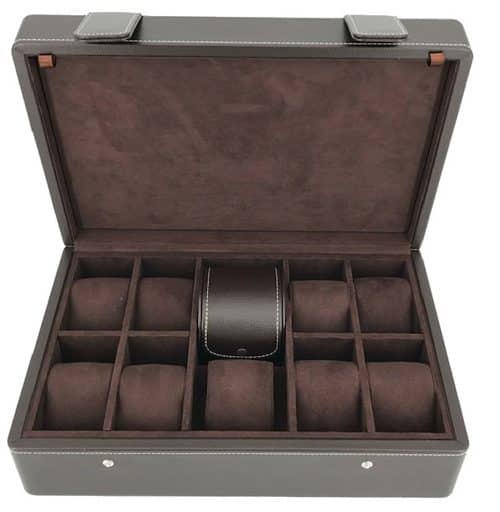 Leanschi 10 slot box/brown