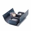 Leanschi 3 watch roll/blue leather