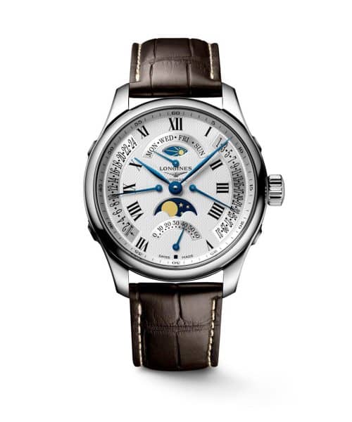 Longines Master Collection GMT Day-Date Moon Phase Retrograde 44mm - L2.739.4.71.3