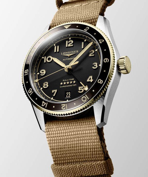 Longines Spririt Zulu Time GMT 39mm - L3.802.5.53.9 - Bilde 2