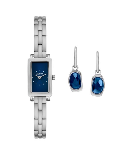 Skagen Hagen Micro Two-Hand Stainless Steel Watch Gift Set - SKW1157SET