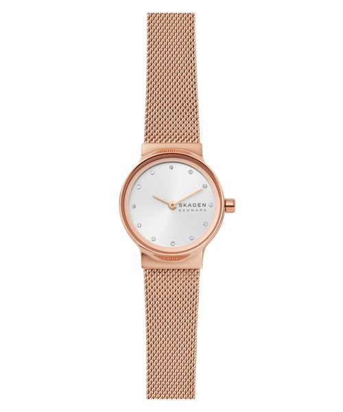 Skagen Freja Lille Rose Gold-Tone Steel Mesh Watch - SKW2665