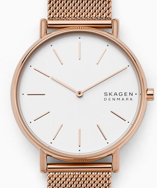 Skagen Signatur Rose-Tone Steel Mesh Watch - SKW2784 - Bilde 2