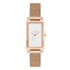 Skagen Hagen Lille Three-Hand Rose Gold Stainless Steel Mesh Tank Watch - SKW3095