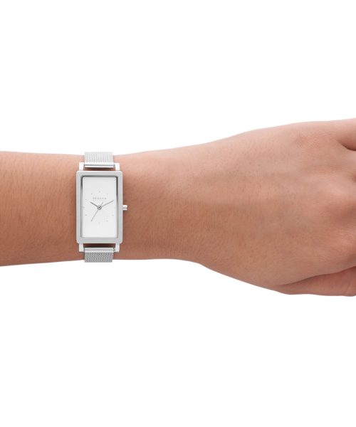 Skagen Hagen Lille Three-Hand Stainless Steel Mesh Tank Watch - SKW3096 - Bilde 2
