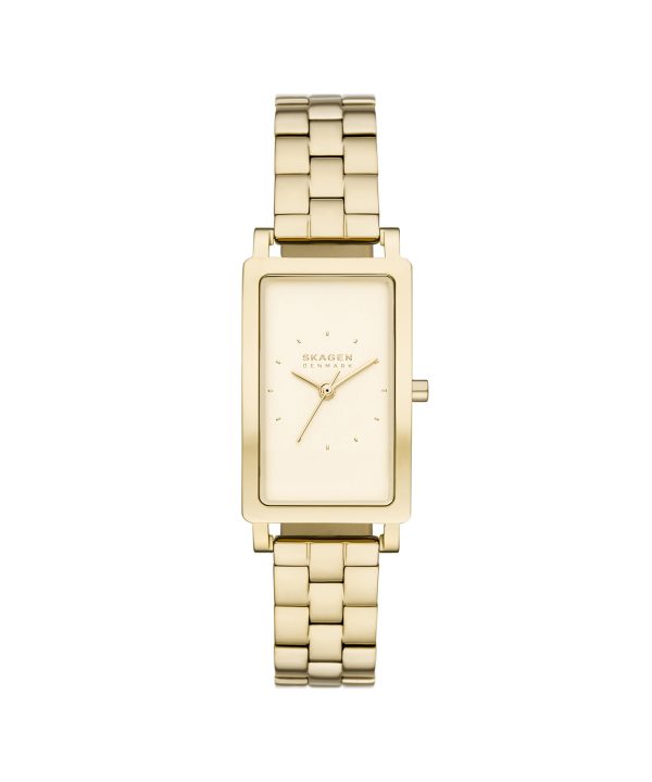 Skagen Hagen Lille Three-Hand Gold Stainless Steel Tank Watch - SKW3098