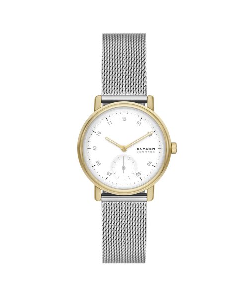 Skagen Kuppel Lille Two-Hand Sub-Second Stainless Steel Mesh Watch - SKW3101