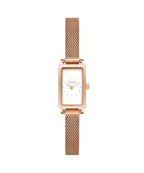 Skagen Hagen Micro Two-Hand Rose Gold Stainless Steel Watch - SKW3148