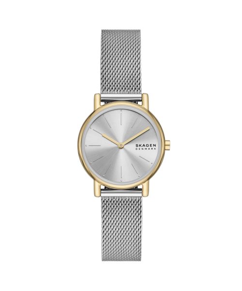 Skagen Signatur Lille Two-Hand Silver Stainless Steel Mesh Watch And Bracelet Set - SKW3153SET