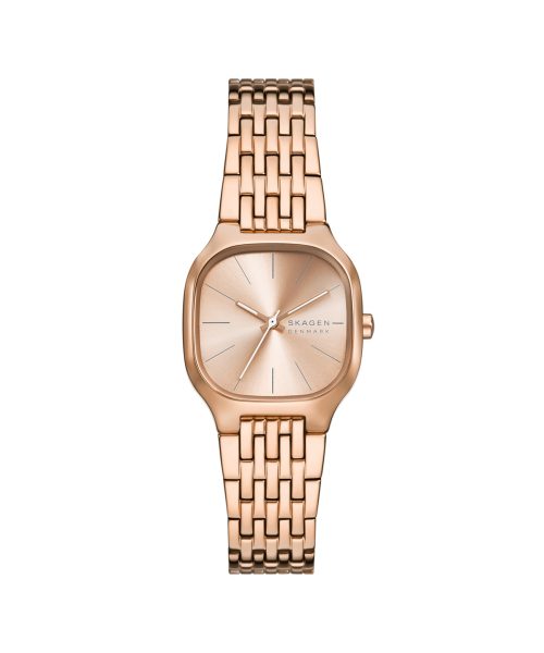 Skagen Mellem Lille Three-Hand Rose Gold Stainless Steel Watch - SKW3166