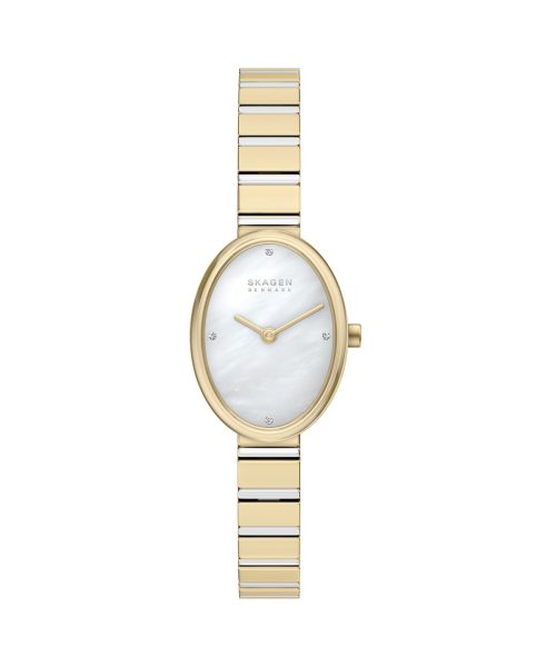 Skagen Anita Oval Two-Hand Two-Tone Stainless Steel Watch - SKW3183