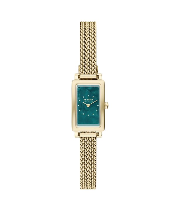 Skagen Hagen Micro Two-Hand Gold-Tone Stainless Steel Watch - SKW3186