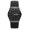 Skagen Melbye Titanium and Midnight Steel Mesh Day-Date Watch - SKW6006
