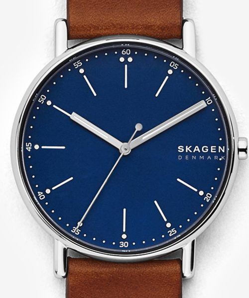 Skagen Signatur Medium Brown Leather Watch - SKW6355 - Bilde 2
