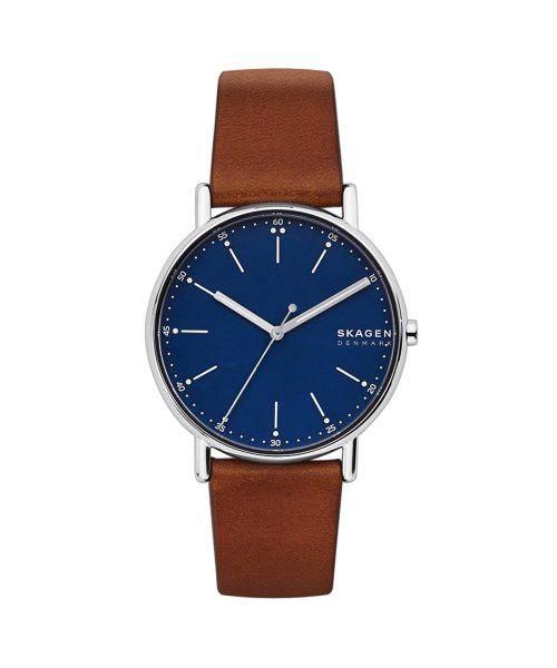 Skagen Signatur Medium Brown Leather Watch - SKW6355