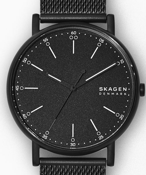 Skagen Signatur Three-Hand Midnight Steel Mesh Watch - SKW6579 - Bilde 2