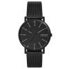 Skagen Signatur Three-Hand Midnight Steel Mesh Watch - SKW6579