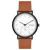 Skagen Kuppel Two-Hand Sub-Second Brown Leather Watch - SKW6889