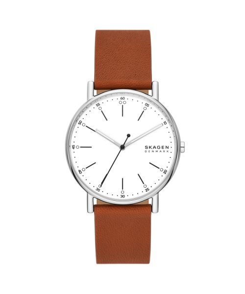 Skagen Signatur Three-Hand Luggage Leather Watch - SKW6903